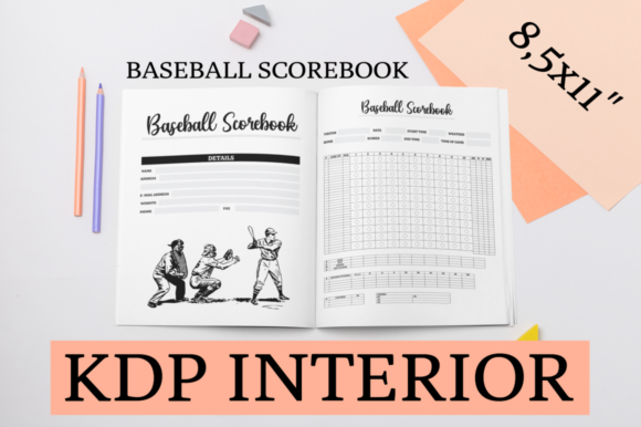Baseball Scorebook KDP Interior: A Perfect Addition to Your Low or No Content Business