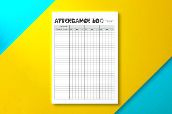 Designing with Attendance Log, KDP Interior