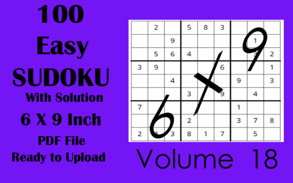 Explore 100 Easy Sudoku Puzzles in 6 X 9 Format
