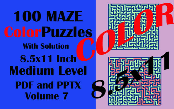 Explore Creative Puzzles with 100 Medium Color Maze
