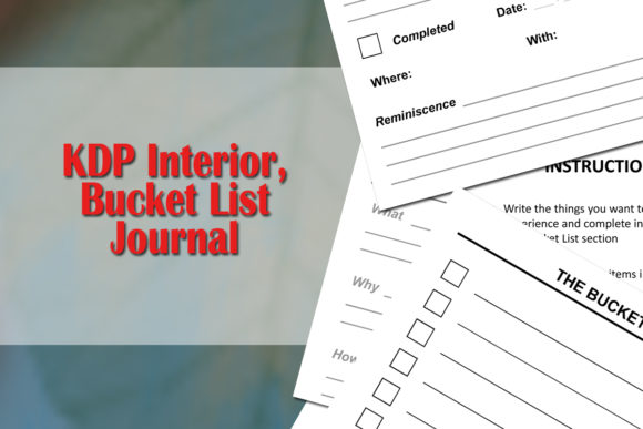 Explore Creativity with KDP Bucket List Journals