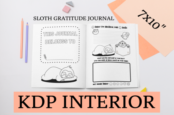 Exploring the Sloth Gratitude Journal KDP Interior: A Comprehensive Review