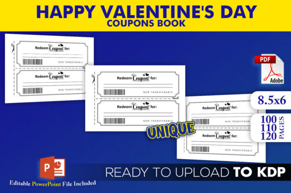 Happy Valentine's Day Coupon Book KDP