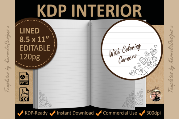 Hearts Valentine Lined Coloring Interior: A Creative and Practical Tool for Your Publishing Ventures