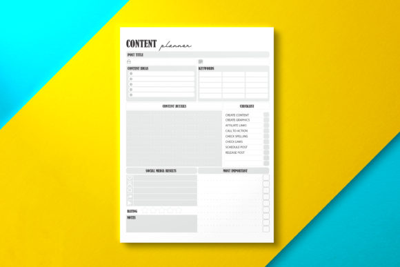 Maximize Your Social Media Strategy with the Social Media Content Planner, KDP