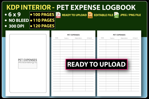 Pet Expense Logbook: A Designer's Essential Tool