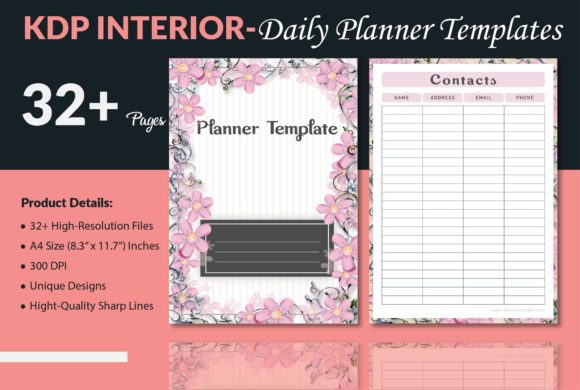 Streamlining Your Daily Life with KDP Interior Daily Planner Templates