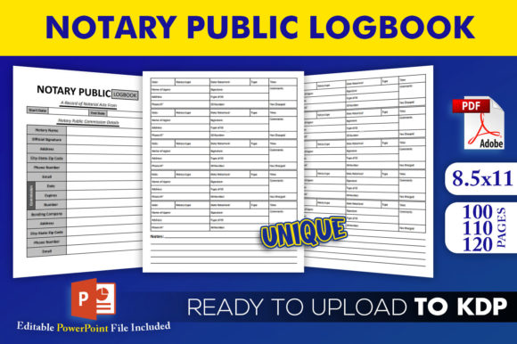 Understanding the Notary Public Logbook KDP Interior: A Comprehensive Guide
