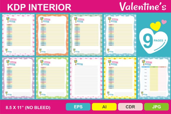 Valentine's KDP Interior for Disciplined Scheduling