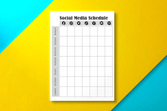 Weekly Social Media Schedule for Efficient Planning